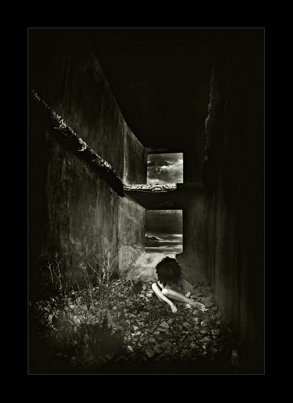 photo "ode to oblivion" tags: black&white, montage, 