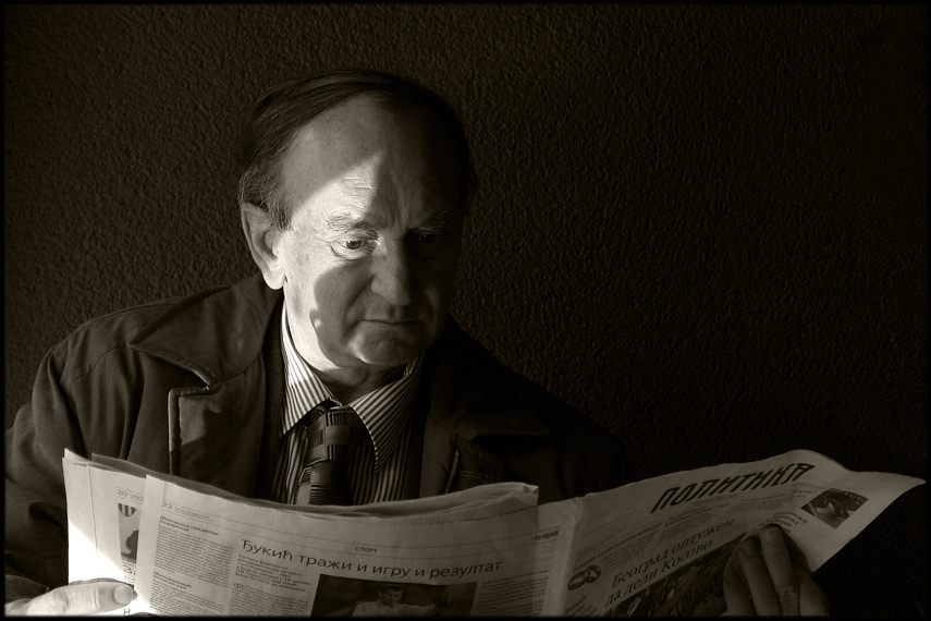 фото "The morning news" метки: портрет, мужчина