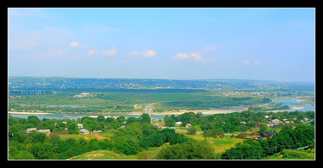 фото "Буковинский пейзаж с видом на р.Прут" метки: пейзаж, лето