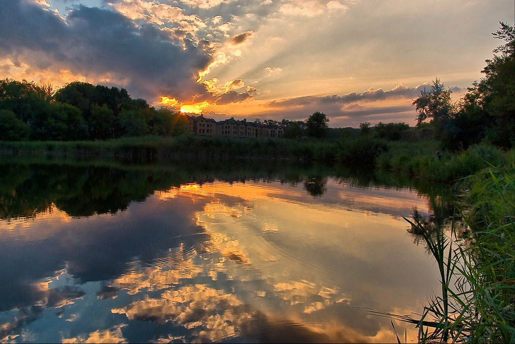 photo "***" tags: landscape, sunset, water