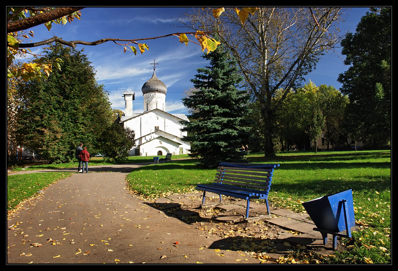 photo "Pskov. Nikolay-at-Usokha Church" tags: architecture, travel, landscape, 