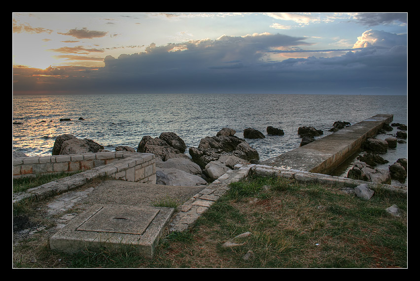 photo "Унылая пора, закат очаровательный" tags: landscape, sunset, water