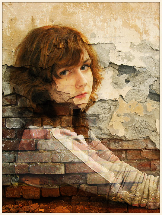 photo "Wall" tags: portrait, montage, 