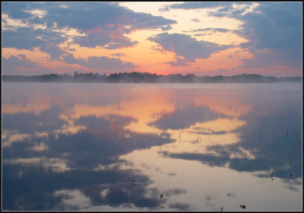 фото "Before the Sunrise on the Lake" метки: пейзаж, весна, вода