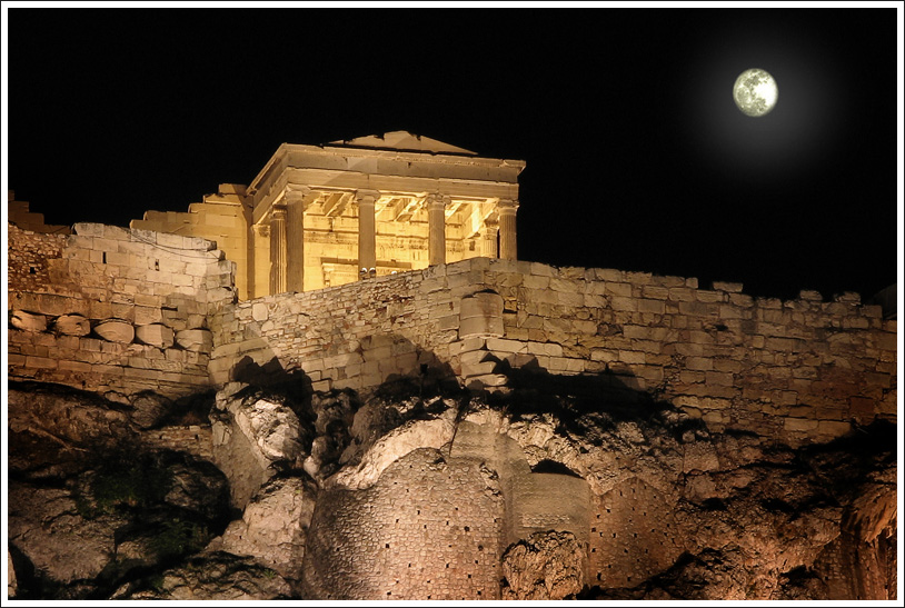 фото "Athens night" метки: путешествия, город, Европа