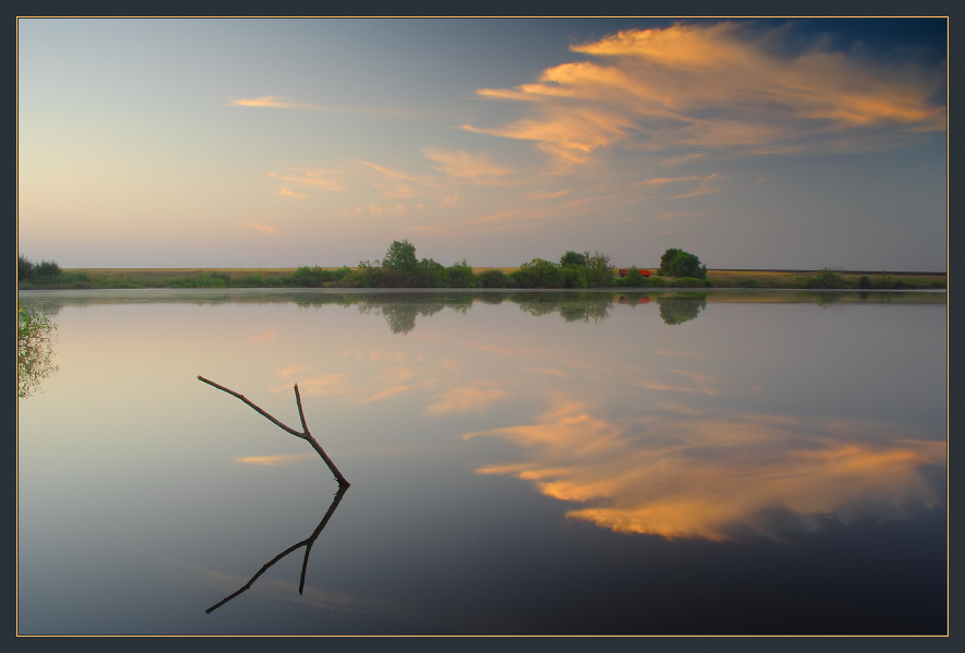 photo "Morning etude" tags: landscape, sunset, water