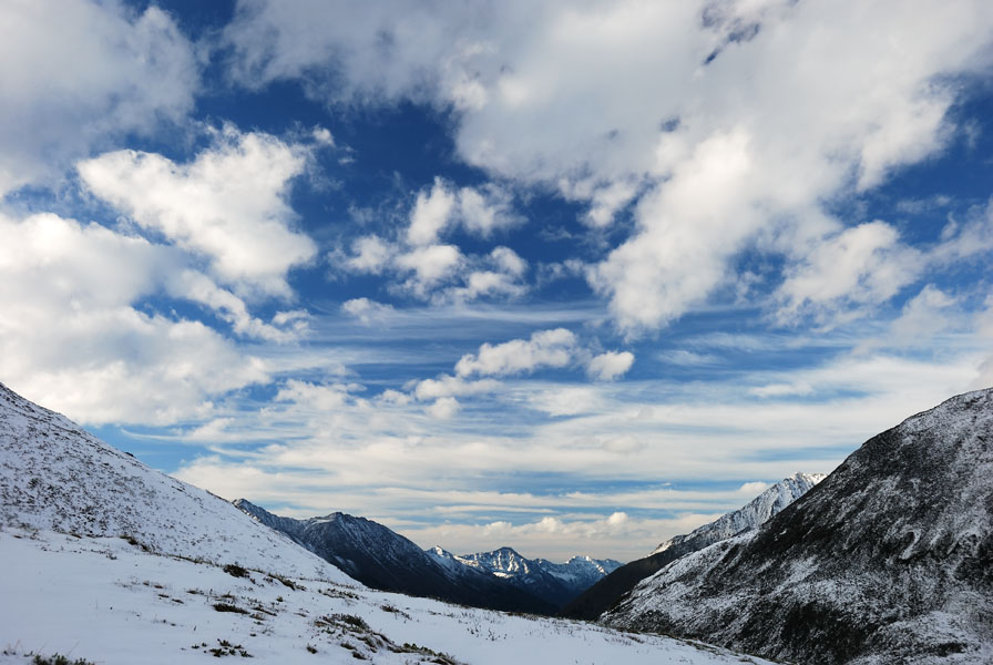 photo "The sky over the mountains" tags: landscape, clouds, mountains