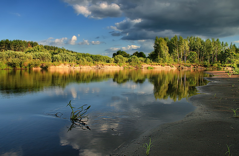 photo "***" tags: landscape, clouds, water