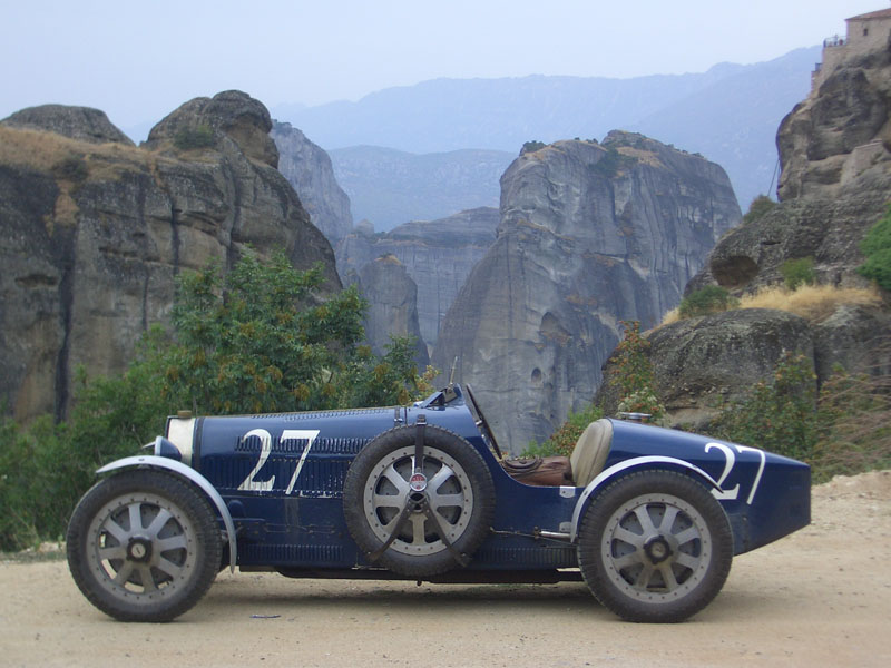 photo "bugatti near meteora monasteries" tags: landscape, technics, mountains