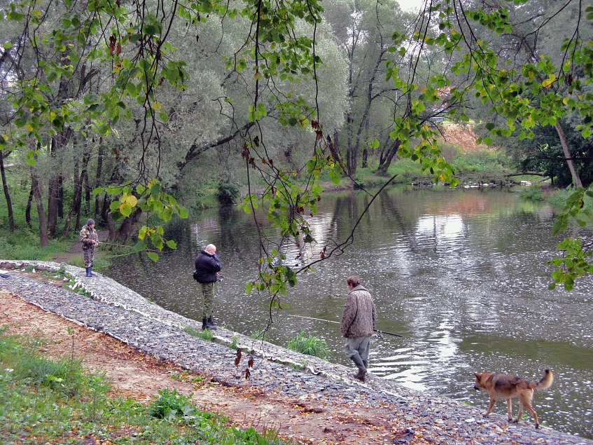 фото "Ловля рыбы в сентябре" метки: пейзаж, жанр, осень