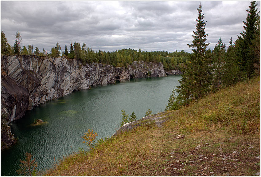 photo "The Karelian landscape" tags: landscape, clouds, water