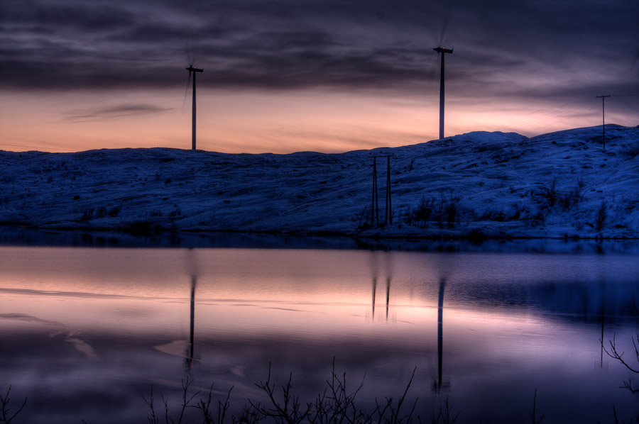 photo "Night in Kiruna" tags: , 