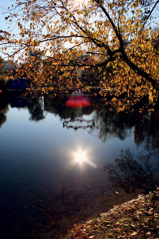 фото "Там, где купается Солнце" метки: пейзаж, вода, осень