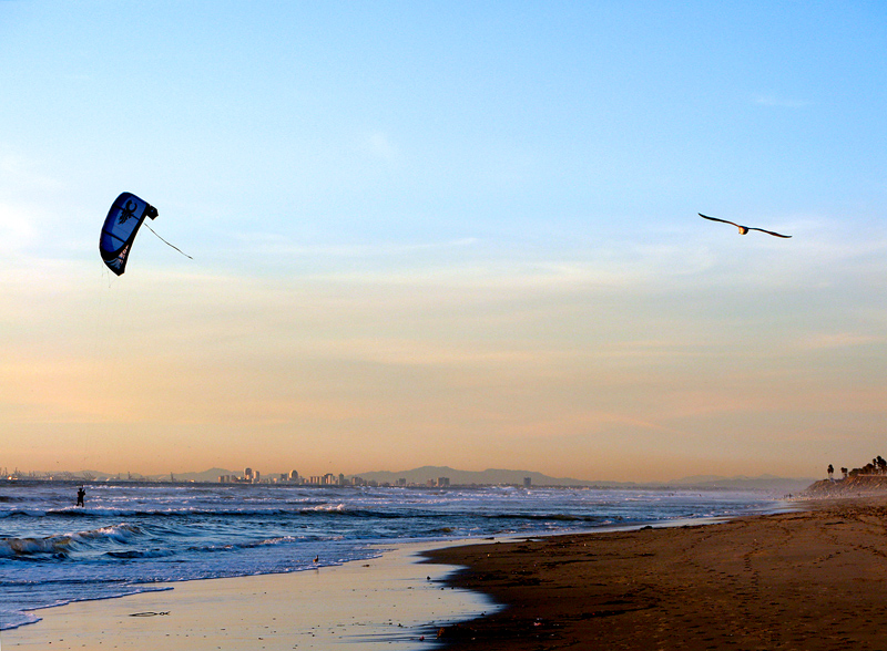 фото "Fly a kite with a bird" метки: пейзаж, 
