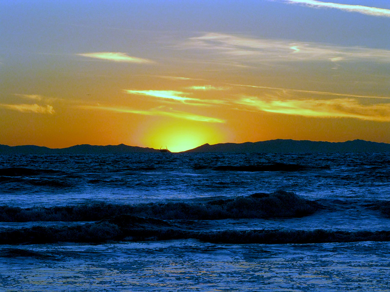 photo "The Angry Ocean" tags: landscape, sunset