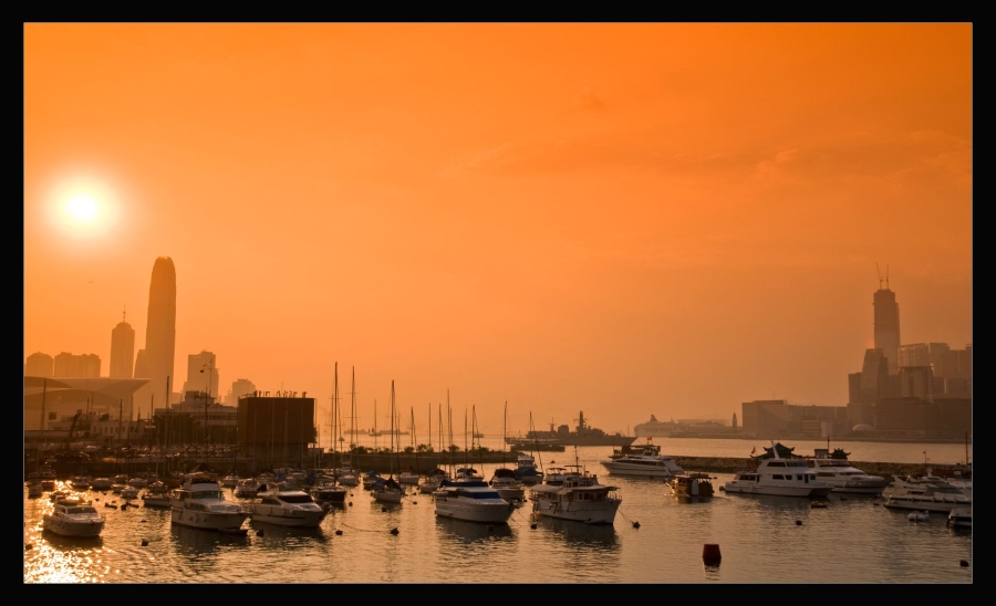 фото "Orange Sunset" метки: пейзаж, путешествия, Азия, закат