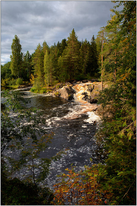 photo "Rapids of Tokhmaiokie" tags: landscape, forest, water