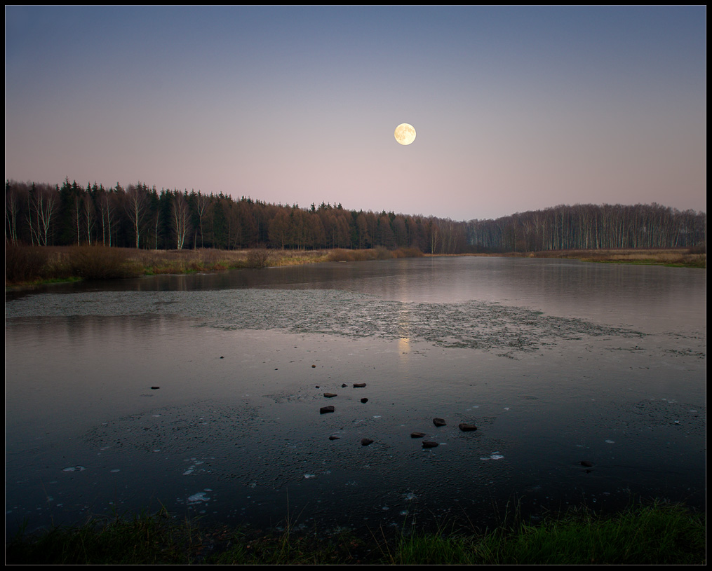 photo "The November evening" tags: landscape, autumn, sunset