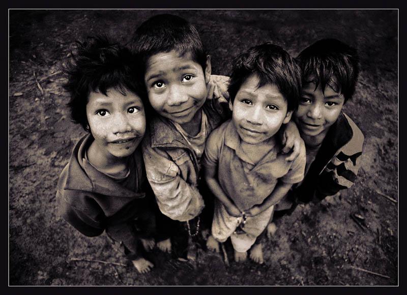 photo "LITLLE MEN" tags: portrait, black&white, children