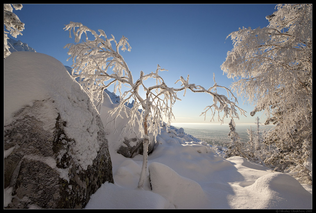 photo "Winter scene / 0184_0081" tags: landscape, mountains, winter