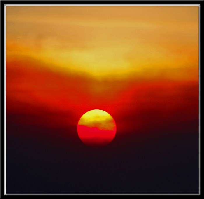 photo "Sunset In Smoke" tags: landscape, sunset