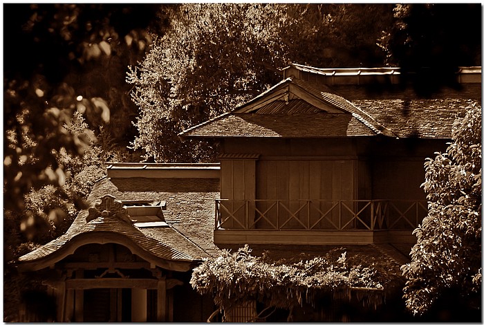 photo "Sepia Nippon" tags: architecture, old-time, landscape, 