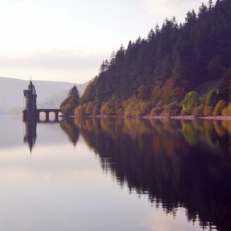 фото "Lake Vyrnwy, North Wales" метки: пейзаж, весна