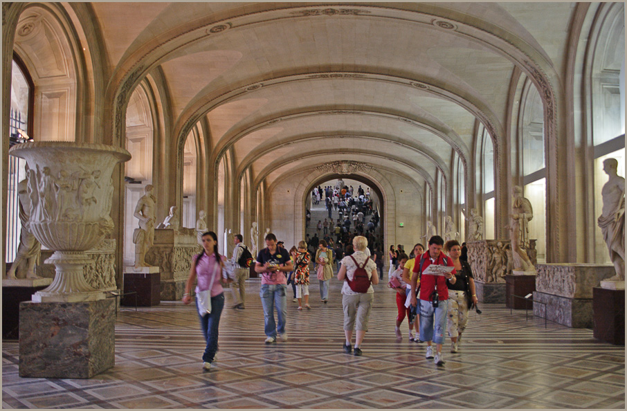 photo "Gallery of the Louvre" tags: interior, travel, Europe