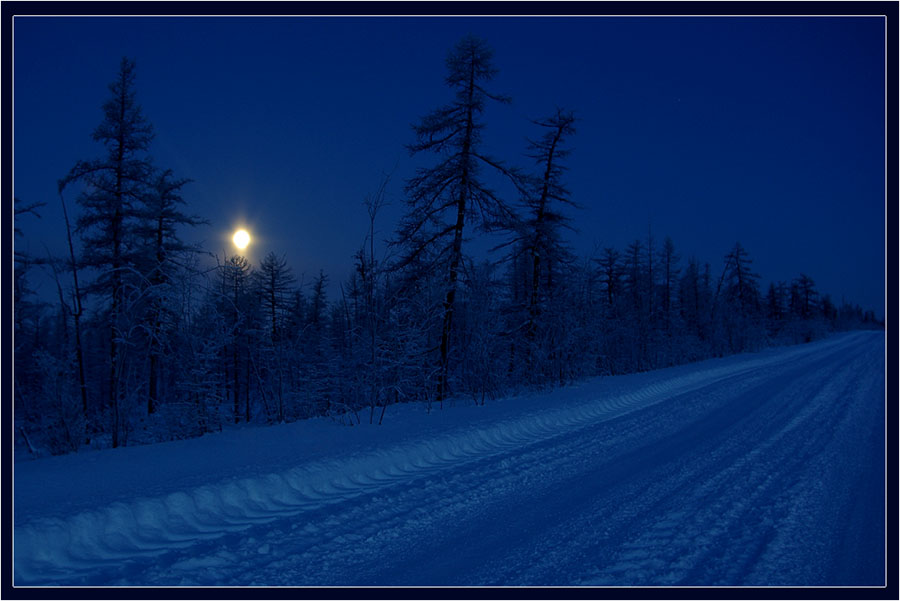 photo "***" tags: landscape, night, winter