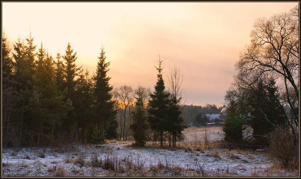 photo "The beginning of winter" tags: landscape, winter