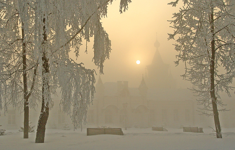 photo "***" tags: landscape, sunset, winter