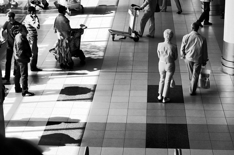 фото "в аэропорту4" метки: жанр, черно-белые, 