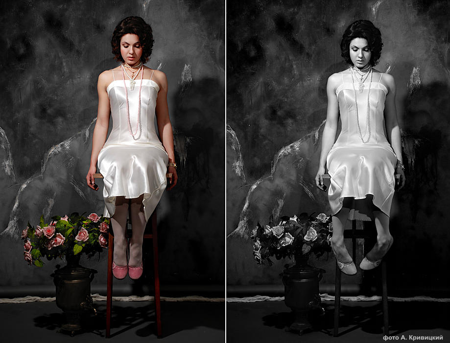 photo "Из серии Вокалист" tags: portrait, black&white, woman