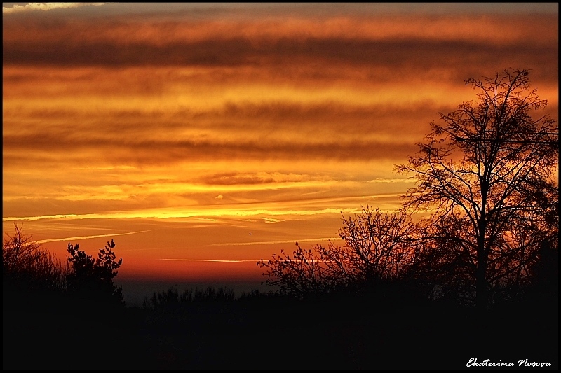 photo "***" tags: landscape, clouds, sunset