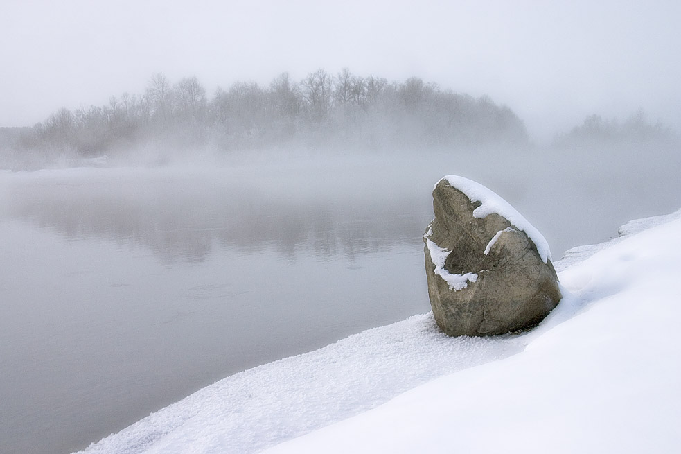 фото "О чем молчат камни. Зимний вариант" метки: пейзаж, вода, зима