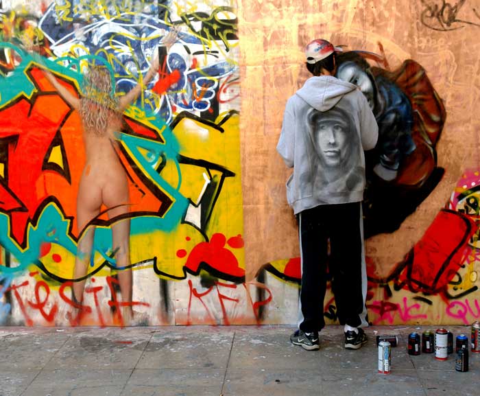 photo "Graffiti 1" tags: abstract, montage, 