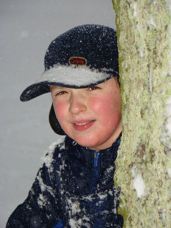 фото "первый снег" метки: портрет, дети