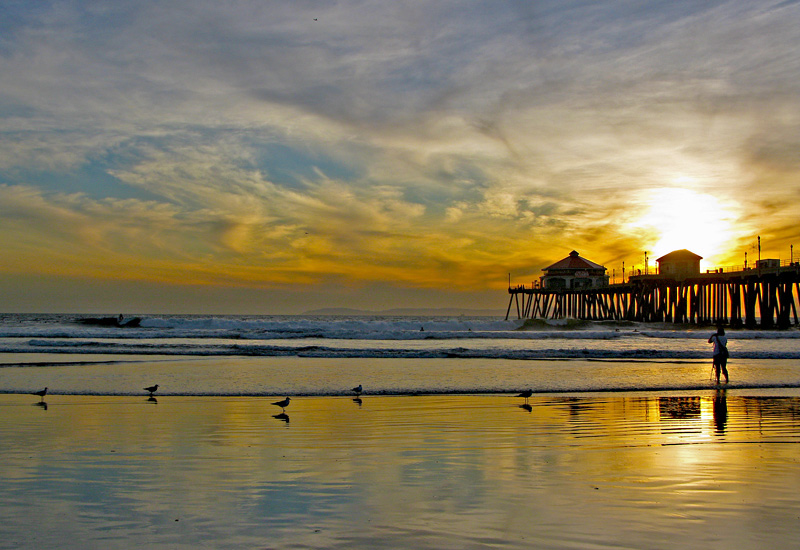 photo "Sunset on the Beach" tags: landscape, sunset