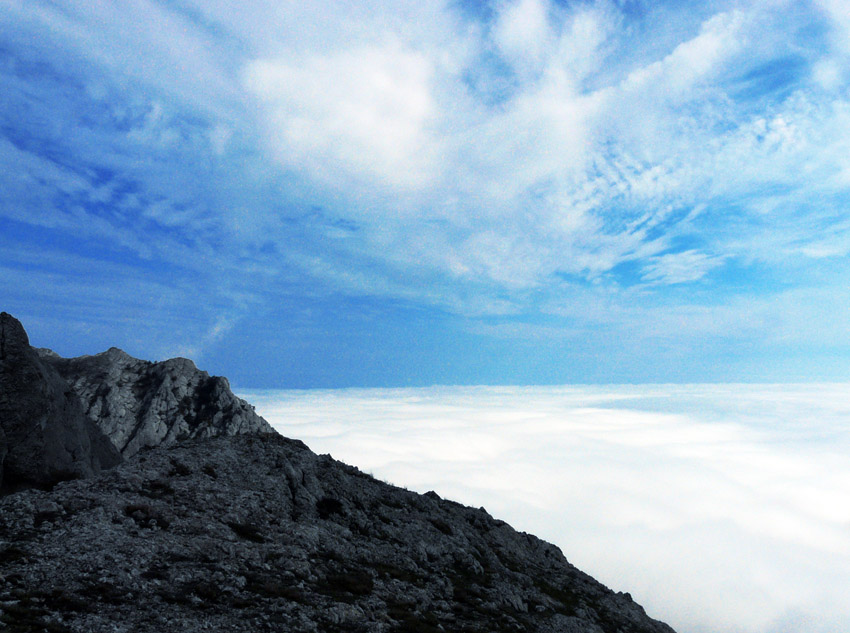 photo "Over the clouds" tags: landscape, clouds, mountains