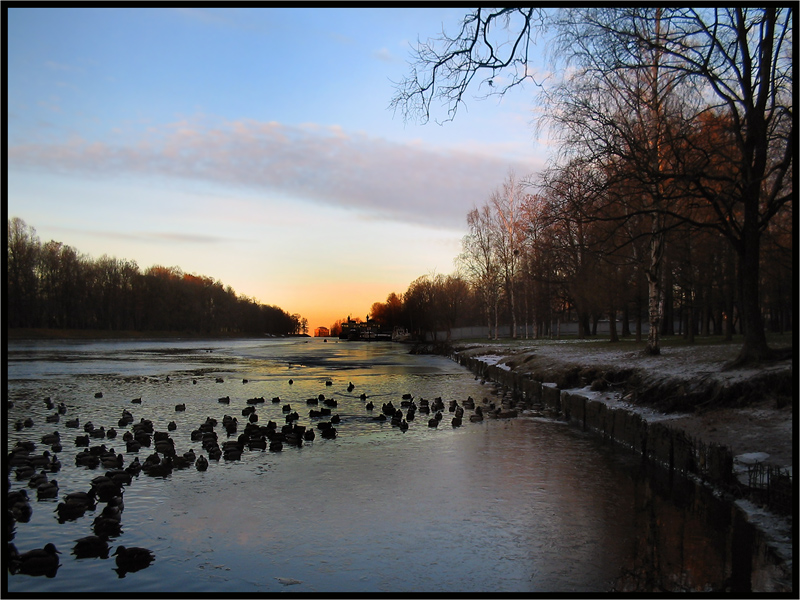 photo "The Dawn Freezing" tags: landscape, sunset, winter