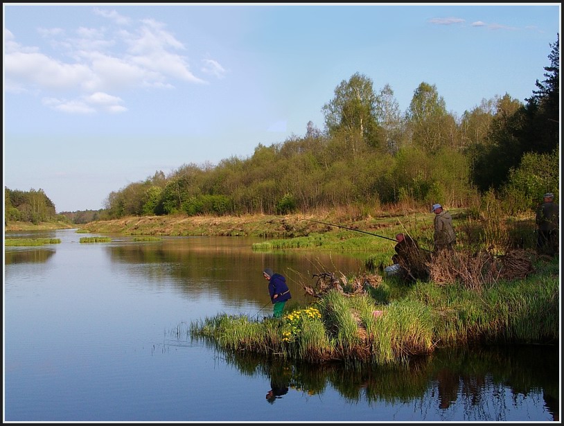 фото "Рыбалке все возрасты покорны..." метки: пейзаж, весна, вода