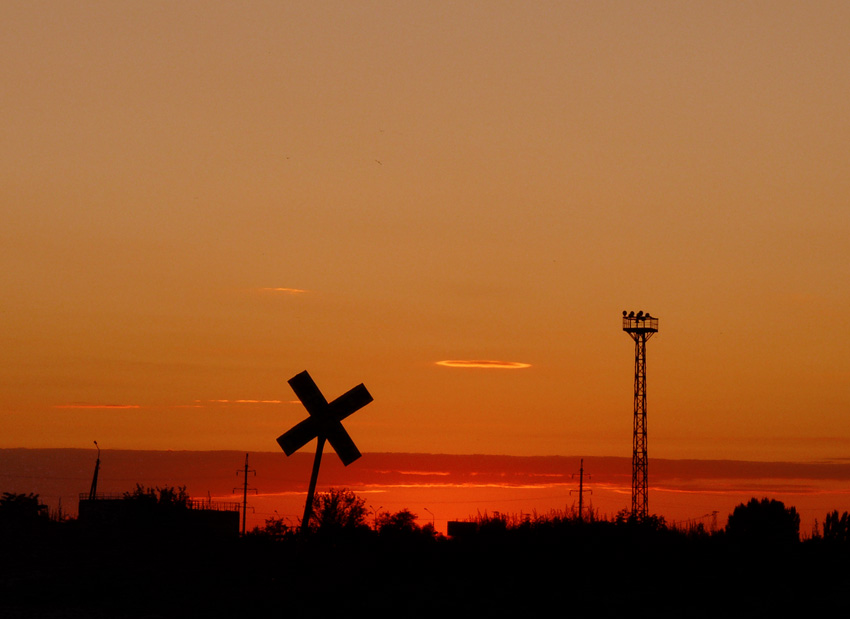 photo "somewhere in the X-territory" tags: landscape, sunset
