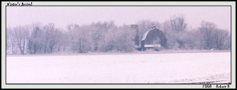 photo "Winter's Arrival" tags: landscape, winter