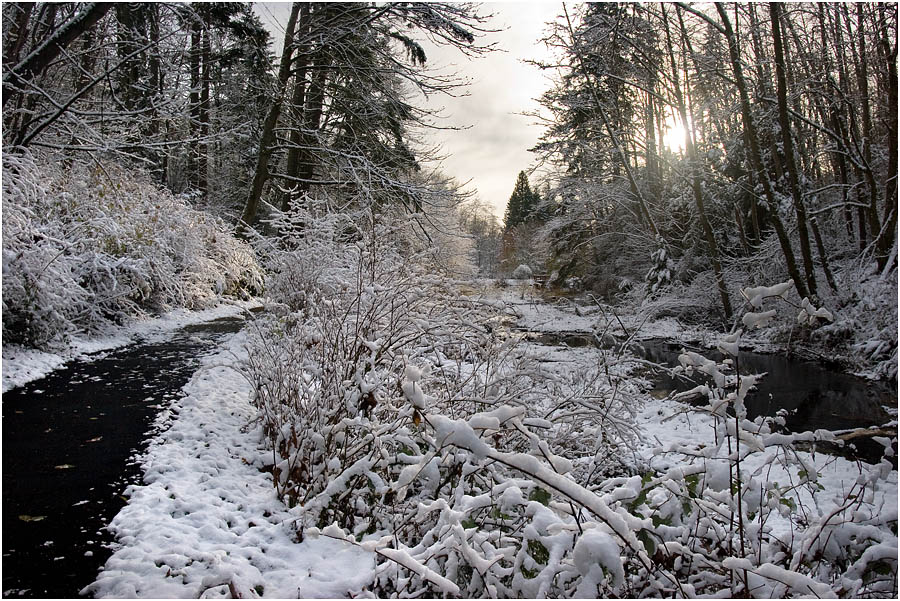 photo "Winter and the residual fall" tags: landscape, water, winter