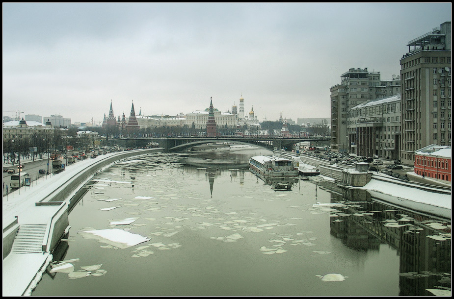 photo "Ice in early winter" tags: architecture, landscape, winter