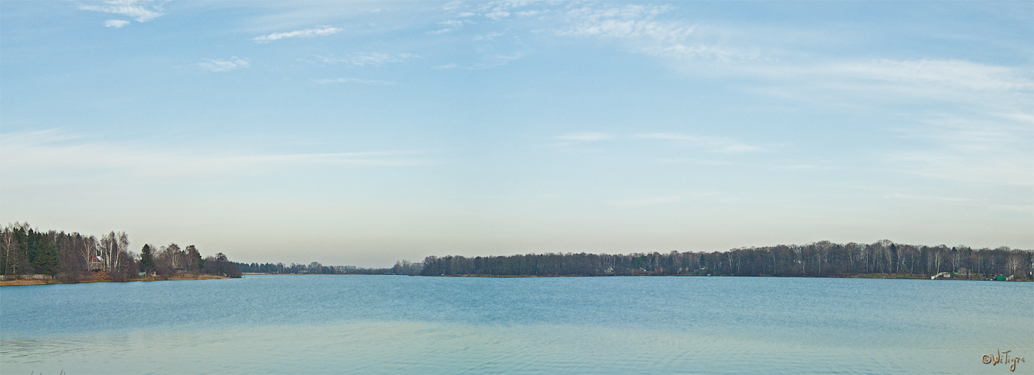 photo "The blue and pink" tags: landscape, panoramic, autumn