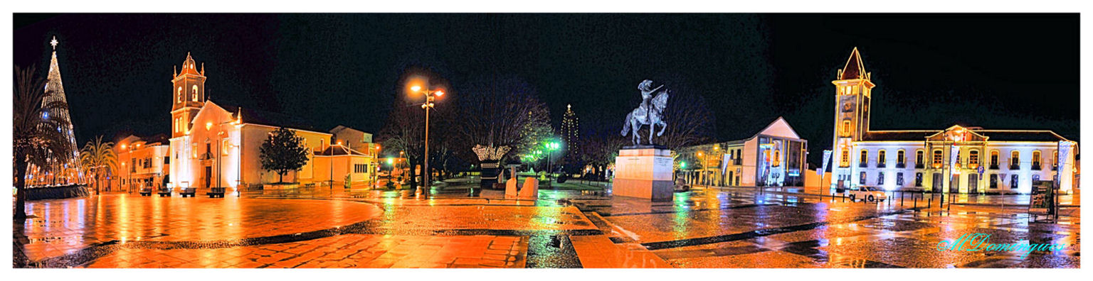 photo "Rainy Christmas ( Cantanhede, Portugal)" tags: panoramic, landscape, night