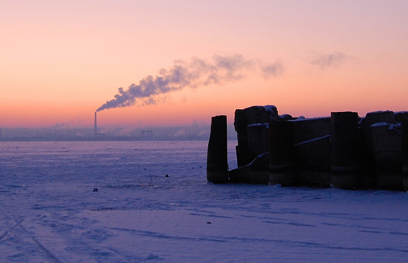 photo "***" tags: landscape, sunset, winter