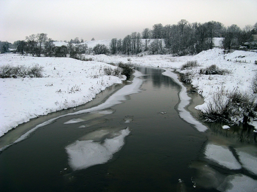 фото "Река Протва в декабре" метки: пейзаж, вода, зима