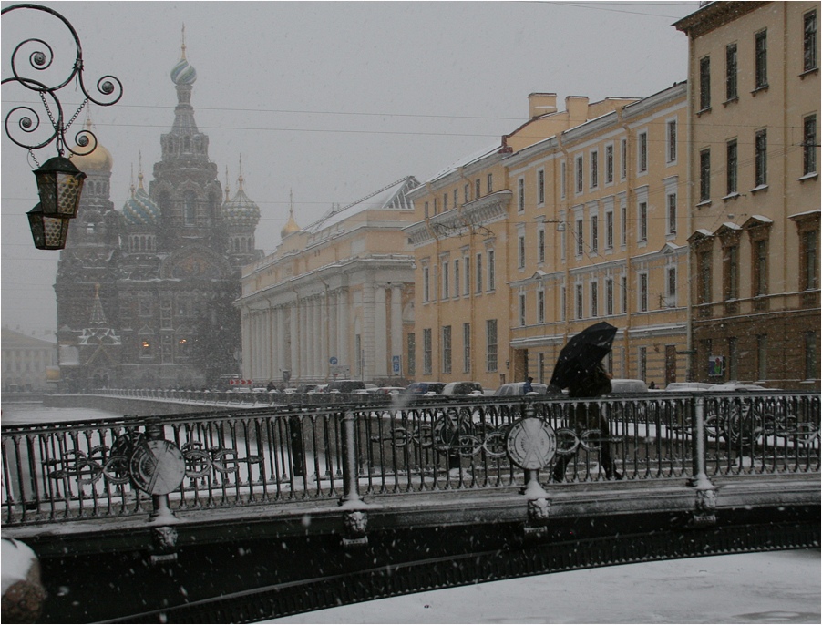 photo "Blizzard" tags: city, architecture, landscape, 